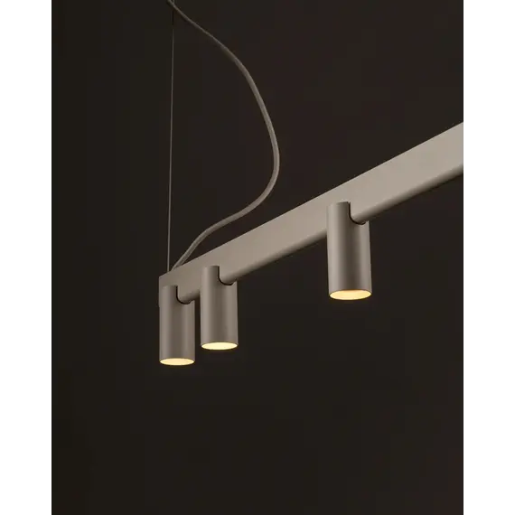 Люстра Nowodvorski 12297 Fourty Line LED 900 GU10 R35+LED 5+2x10W+7W 3000K 600Lm IP20 бежева, зображення 4
