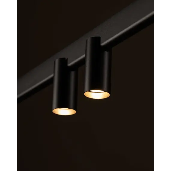 Люстра Nowodvorski 12406 Fourty Line LED 1200 GU10 R35+LED 5+2x10 Вт+7 Вт 3000 К 600 лм IP20 черная, изображение 4