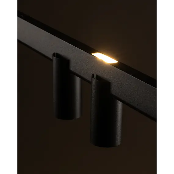 Люстра Nowodvorski 12406 Fourty Line LED 1200 GU10 R35+LED 5+2x10 Вт+7 Вт 3000 К 600 лм IP20 черная, изображение 5