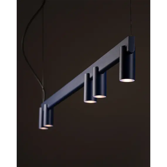 Люстра Nowodvorski 12407 Fourty Line LED 1200 GU10 R35+LED 5+2x10 Вт+7 Вт 3000 К 600 лм IP20 синяя, изображение 2