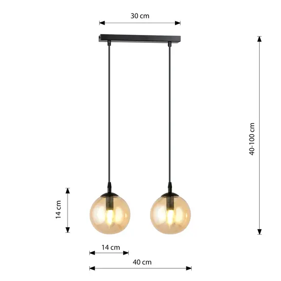 Підвісний світильник EMIBIG Lighting COSMO 713/2, зображення 5