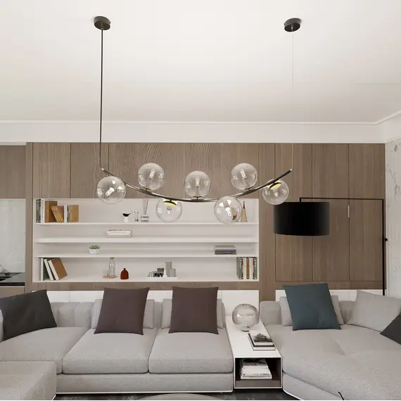 Підвісний світильник EMIBIG Lighting RITZ 1296/7, зображення 5