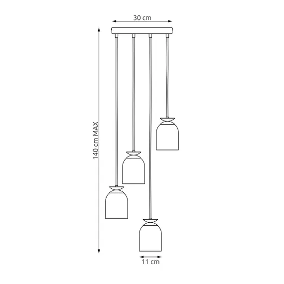 Подвесной светильник EMIBIG Lighting TARGET 1401/4PREM, изображение 5