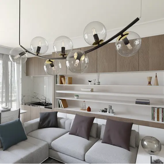 Підвісний світильник EMIBIG Lighting RITZ 1296/7, зображення 4