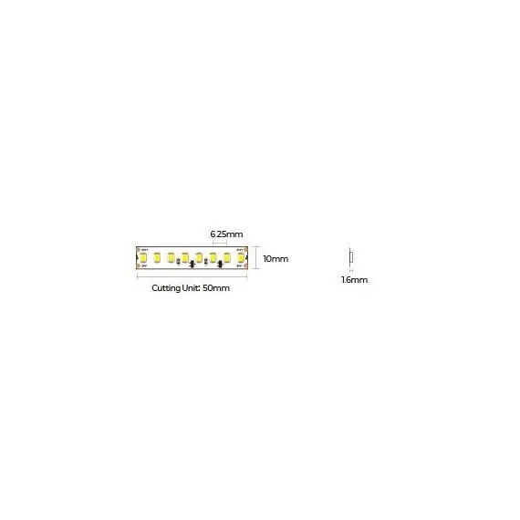 Светодиодная лента COLORS 160-2835-24V-IP20 16,4 Вт 2500 лм 4000 К 5 м (DS8160-24V-10mm-NW), изображение 3
