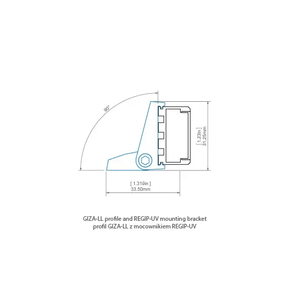 LED-профіль KLUS GIZA-LL, 2 метра (KLUS_A00758A_2), зображення 8