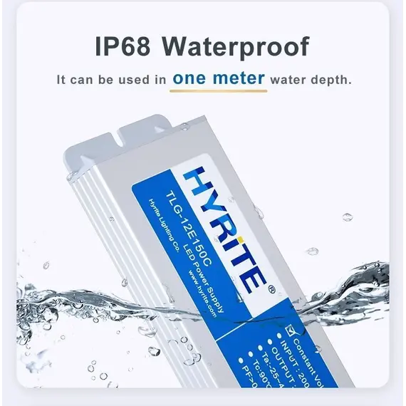 Блок питания HYRITE Slim 400 Вт, 24 В постоянного тока, IP68 (TLG-24E400C), изображение 2
