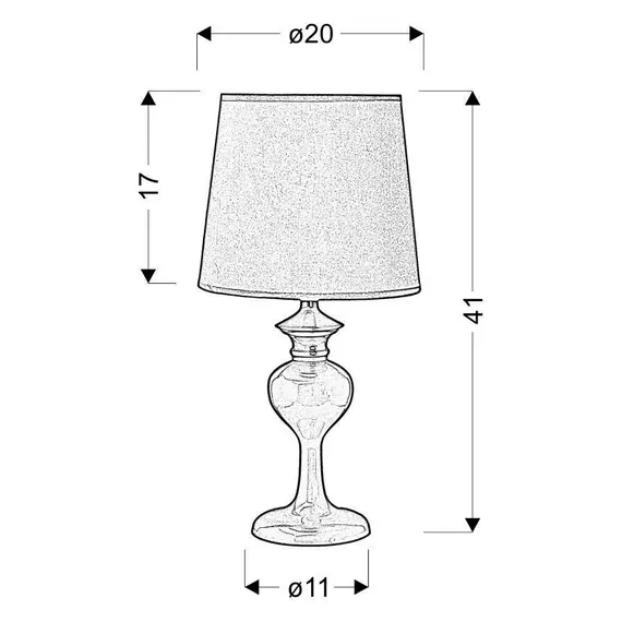 Настільна лампа Candellux 41-11749 BERKANE, изображение 3
