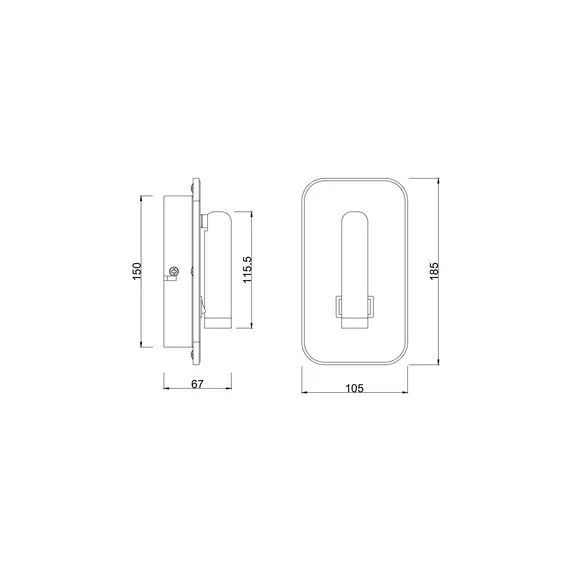 Бра LAGUNA LIGHTING 28471-08, зображення 3