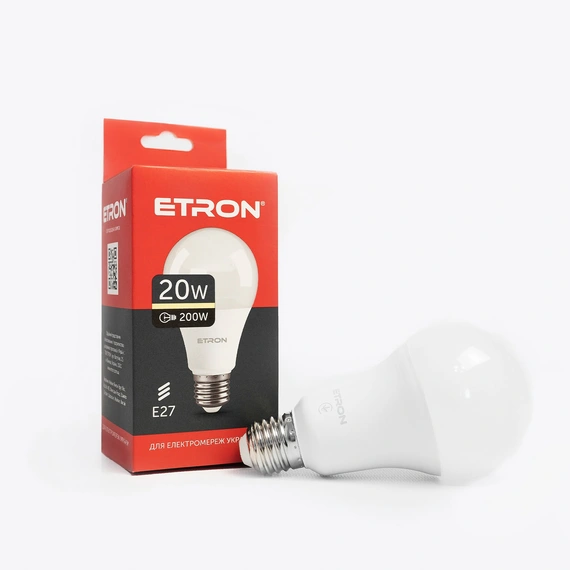 LED лампа ETRON Light 1-ELP-001 A70 20W 3000K E27