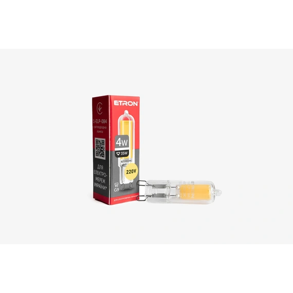 LED лампа ETRON Light 1-ELP-084 G9 Glass 4W 4200K 220V