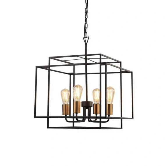 Люстра Searchlight CRATE 4634BK