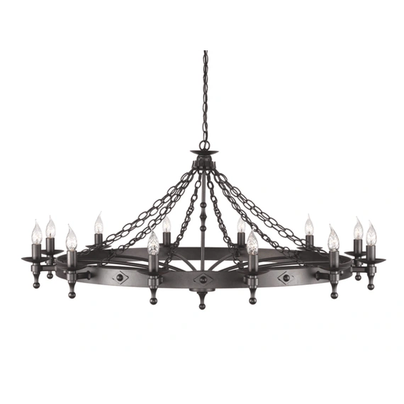 Люстра Elstead WARWICK WR12 GRAPHITE