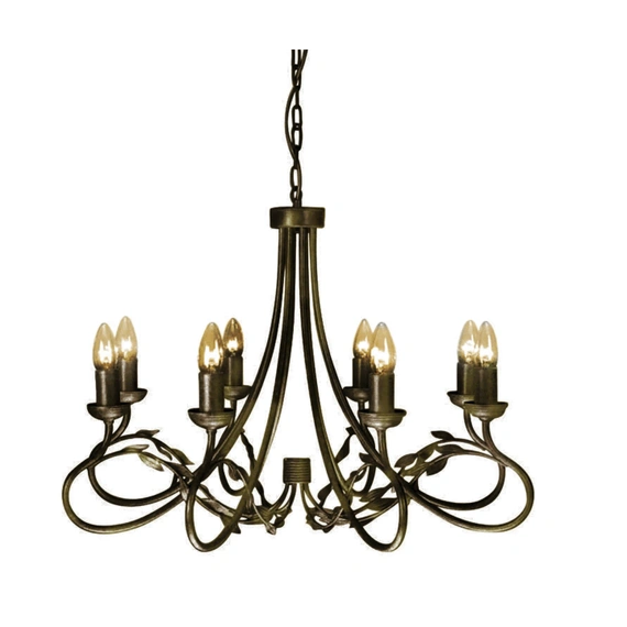 Люстра Elstead Olivia OV8 BLK/GOLD