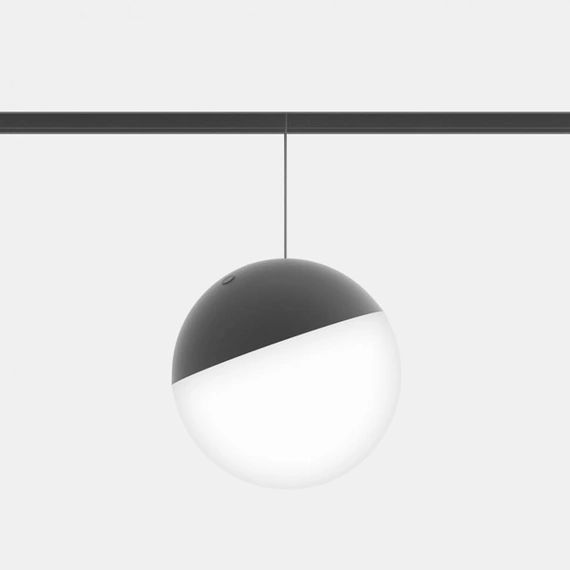 Трековый светильник LTX IN LINE BALL LED 28W, 3000К, черный (06.1800.28.930.BK)