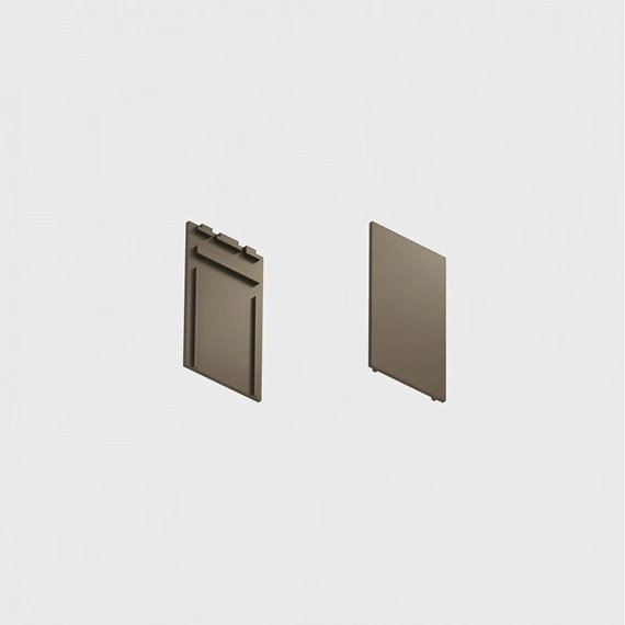 Заглушка LTX IN LINE END CAP R/S светлая латунь (06.R/SECAP.LB)