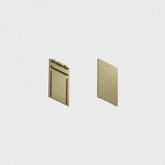 Заглушка LTX IN LINE END CAP R/S светлое золото (06.R/SECAP.LG)