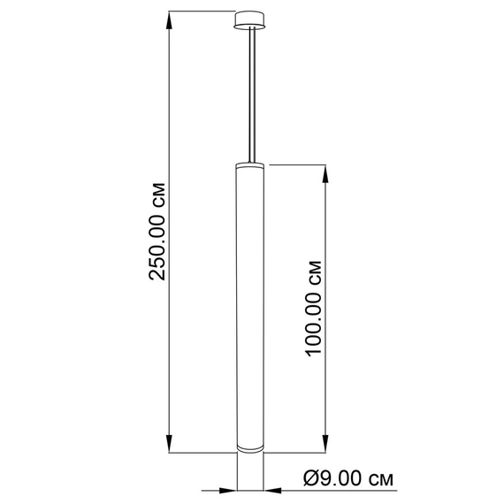 Підвісний світильник ImperiumLight Tube 3531100.01.92