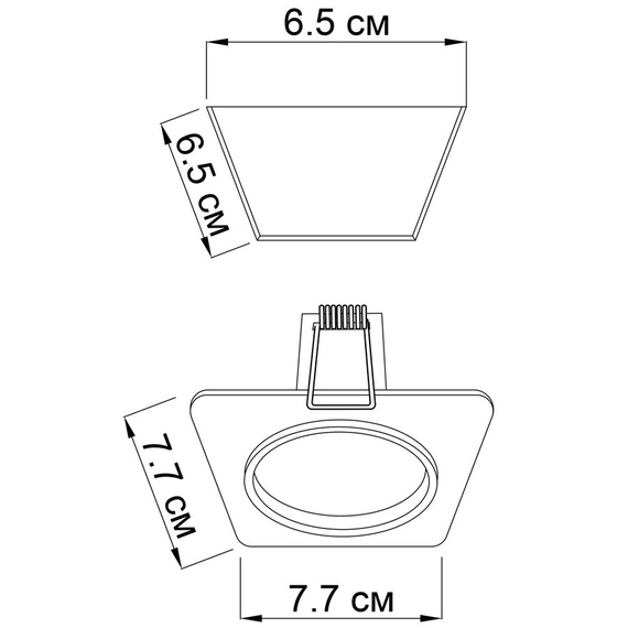 Вбудований точковий світильник ImperiumLight Simple 391108.05.05
