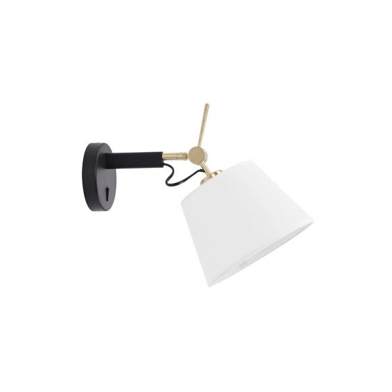 Бра Azzardo Zyta Wall XS BK/GO White AZ4187