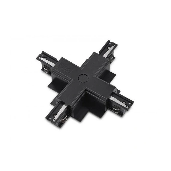 Х-соединение 3 фазы AZzardo TRACK 3 LINE X CONNECTOR GIPS BK AZ4302