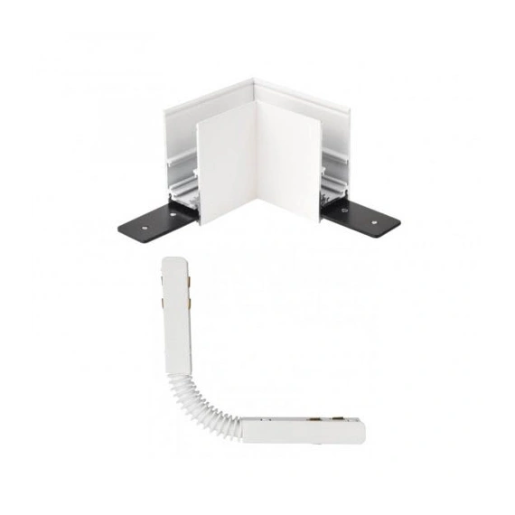 Угловое соединение AZzardo TRACK MAGNETIC CORNER 90 + FLEX WH AZ4680