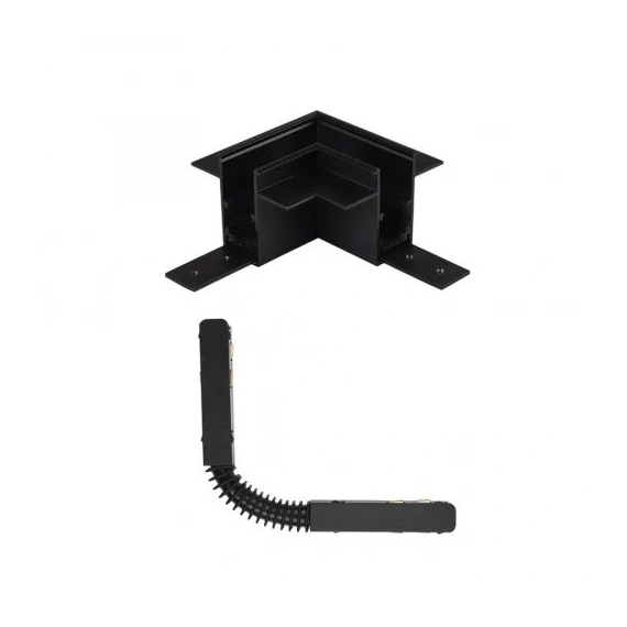 Угловое соединение AZzardo TRACK MAGNETIC CORNER 90 + FLEX GIPS BK AZ4681