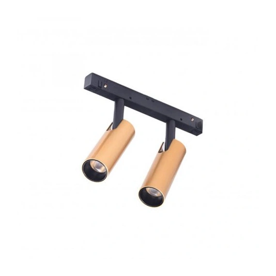 Магнитный трековый светильник AZzardo NIKO 2 TRACK MAGNETIC 2x7W 3000K GO/BK AZ4588