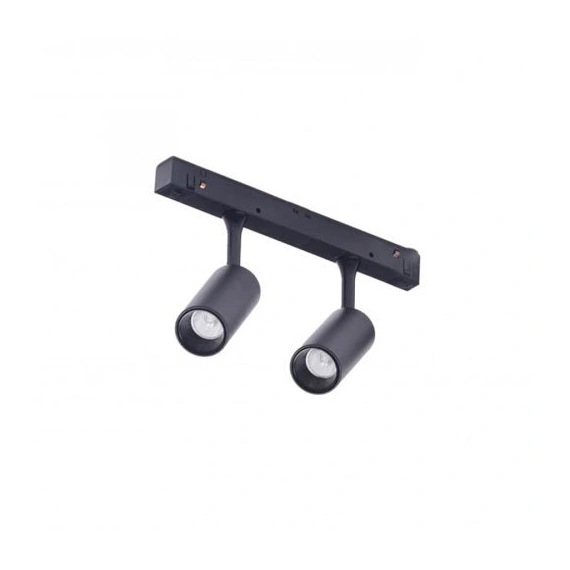 Магнитный трековый светильник AZzardo NIKKI 2 TRACK MAGNETIC 2x3W 3000K BK/BK AZ4592