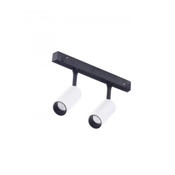 Магнитный трековый светильник AZzardo NIKKI 2 TRACK MAGNETIC 2x3W 3000K BK/BK AZ4593