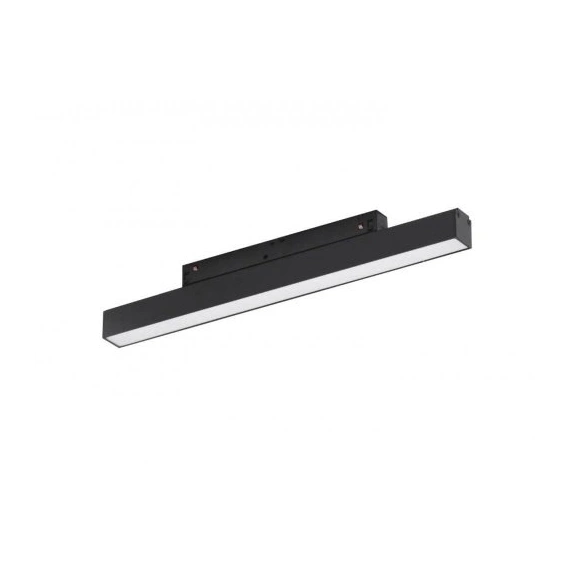 Магнітний трековий світильник AZzardo SAGA TRACK MAGNETIC 12W MILKY120 3000K BK AZ4603