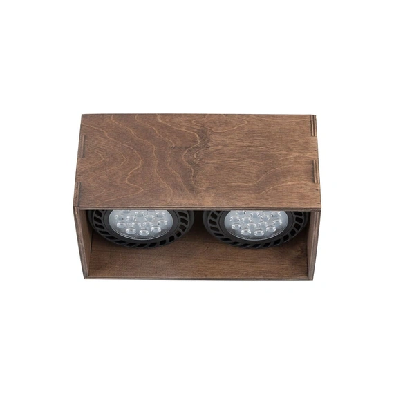Точковий світильник Nowodvorski 7613 Dale GU10, ES111 2x15W IP20 Brown