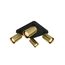 Спот Italux SPL-23436-4S-BK-BRSS Nesto GU10 4x10W IP20 Brass