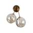 Бра Italux WL-54456-2-HB-AMB Perlos G9 2x5W IP20 Brass