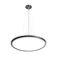 Підвісний світильник, люстра світлодіодна Italux PND-72843-400R-32W-BL Manito Led 1x32W 2800K/4000K/6000K 3800Lm IP40 Чорна