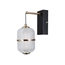 Бра, настінний світильник Italux WL-34375-1-BK Alani LED 1x6W 3000K 588Lm IP20 чорний