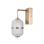 Бра, настінний світильник Italux WL-34375-1-HBR Alani LED 1x6W 3000K 588Lm IP20 золотий