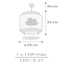 Детская люстра Dalber BABY DREAMS GREY 76012E, изображение 4