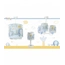 Дитяча люстра Dalber LITTLE ELEPHANT BLUE 61332T, зображення 2