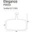 Люстра Maxlight ELEGANCE P0059, зображення 2