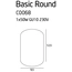 Точечный светильник Maxlight BASIC ROUND C0068, изображение 3