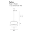 Люстра MAXlight TALLIN P0402, зображення 2