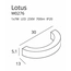 Бра MAXlight LOTUS W0276, изображение 2