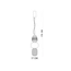 Підвісний світильник Italux PND-98374-28W-CH Eris Led 1x28W 3000K 3748Lm IP20 Chrome, изображение 2