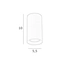 Точковий світильник Italux CLN-83920-S-WH Rilok GU10 1x10W IP20 Wh, зображення 2