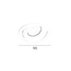 Точковий світильник Italux DL-26260-GU10-WH Oker GU10 1x10W IP20 Wh, изображение 2
