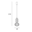 Підвісний світильник Italux PND-84283-2-BK Marco Led 1x10W 3000K 590Lm IP20 Bk, зображення 6