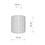 Бра Nowodvorski 8153 Boston E14 1x40W IP20 Chrom, зображення 2