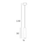 Підвісний світильник Italux PND-28394-1-BK Ander GU10 1x10W IP20 Bk, изображение 3