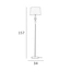Торшер Italux FL-84678A-AB Moren E27 1x60W IP20, зображення 3